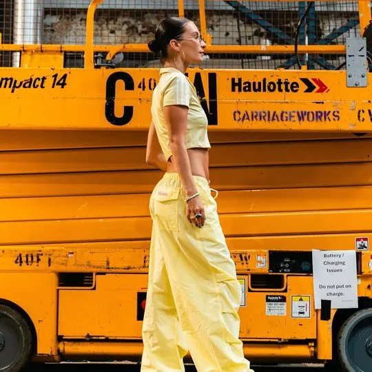 As worn: Icon Pants in Yellow