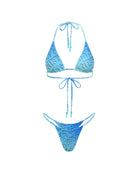 Blue triangle bikini rush tusea
